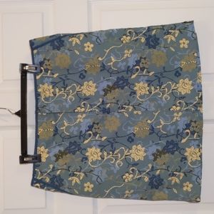 Venezia Floral Pattern Skirt, Size 16